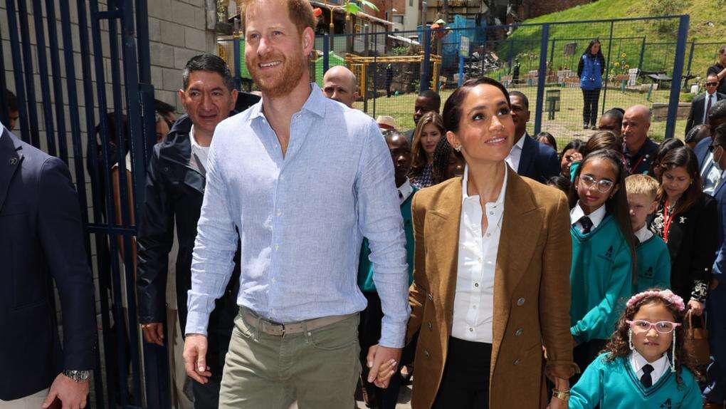 Prince Harry and Meghan, Duchess of Sussex being protected from shooters in Colombia by ‘ballistic briefcase’ shield