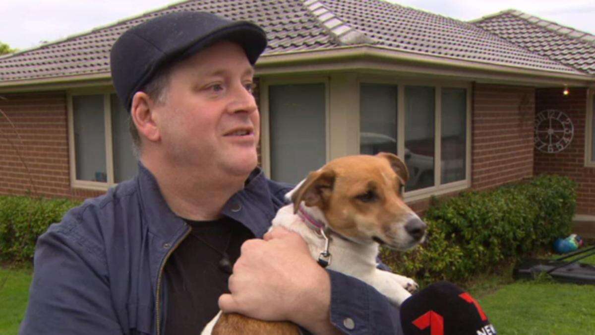 Melbourne man lucky to be alive thanks to actions of quick-thinking puppy