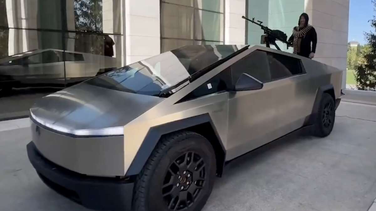 Move over Taliban Toyotas, this Russian warlord has a Tesla Cybertruck