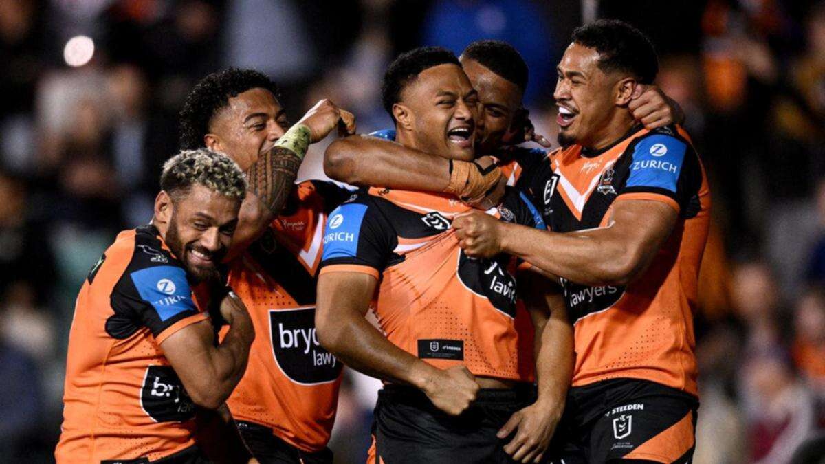 Tigers stun Manly to spoil Luke Brooks' homecoming