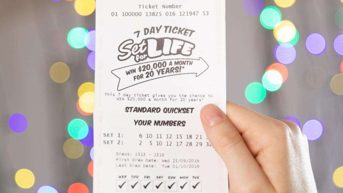 Hubby hounds wife to check lotto ticket, wins Set for Life