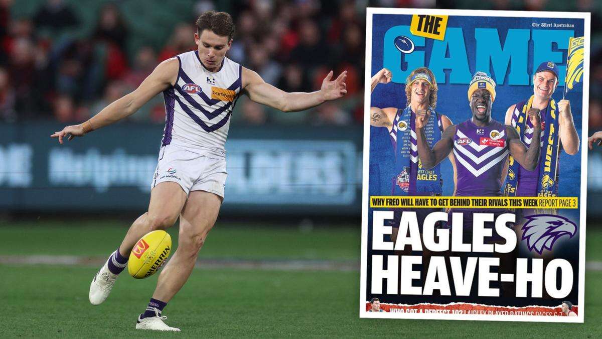 Freo star Serong says he’ll be ‘barracking hard’ for Eagles