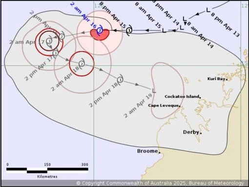 breakingCyclone Errol may make for stormy weekend in WA’s north