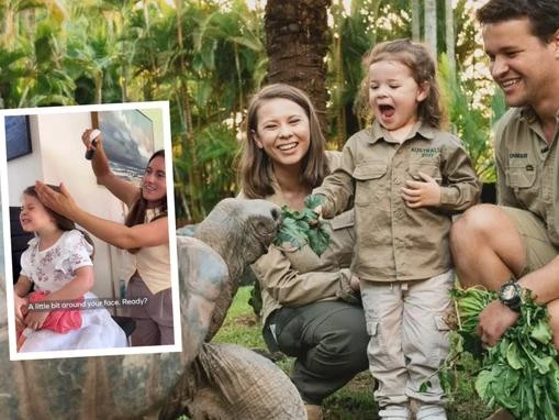 Bindi Irwin’s daughter a mini-me of mum after first haircut