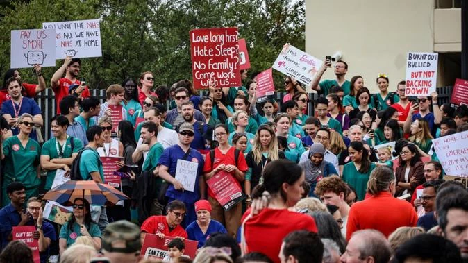 ‘Enough is enough’: Striking doctors’ plea