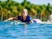 Aussie surfer storms into semi on twin's wedding day