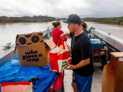 Locals finding connection in flood-isolated communities