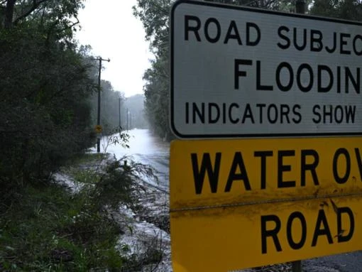 Sustained rain and strong winds threaten coastal towns