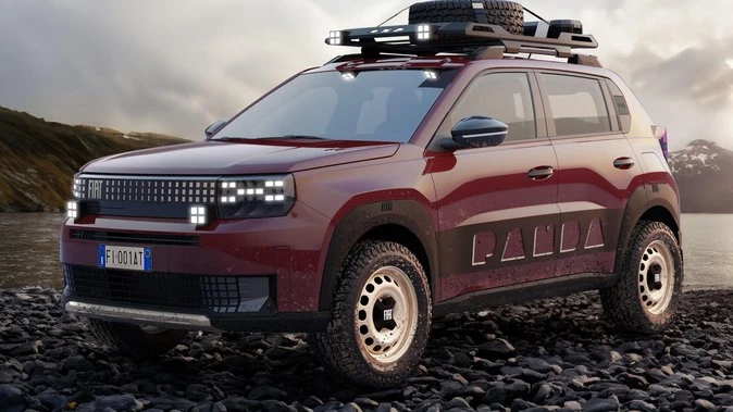 Fiat Grande Panda 4x4 concept pays homage to an 80s classic