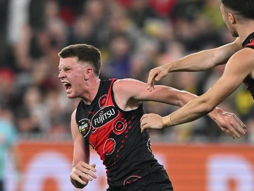 Debutant fires in Essendon's scrappy Dreamtime win