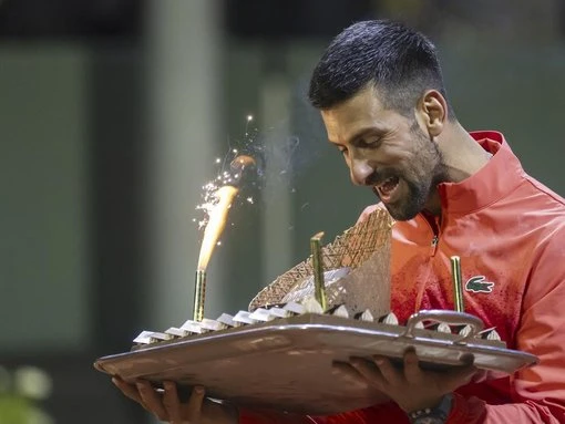 Djokovic enjoys fine 38th birthday gift with Geneva win