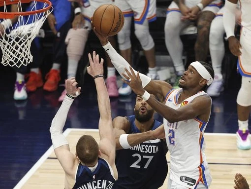 Thunder tame Timberwolves, one win from NBA Finals
