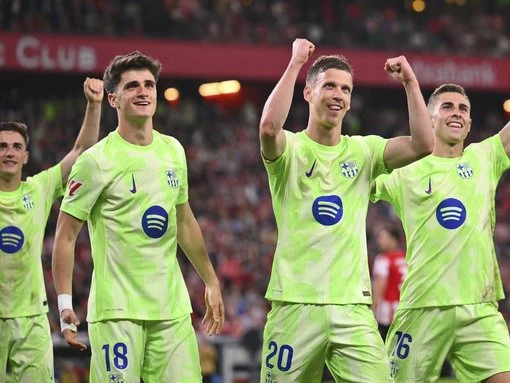 Spanish champs Barcelona end season in style