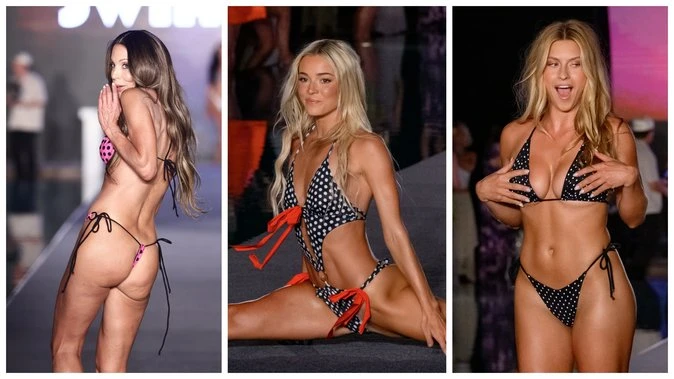 Model’s jaw-dropping act during Sports Illustrated runway