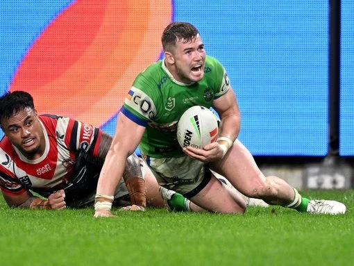 Youthful Raiders overpower Roosters in NRL win