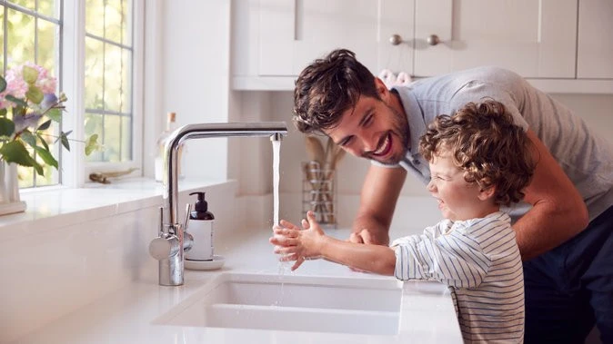 Day in the life with whole-home water filtration