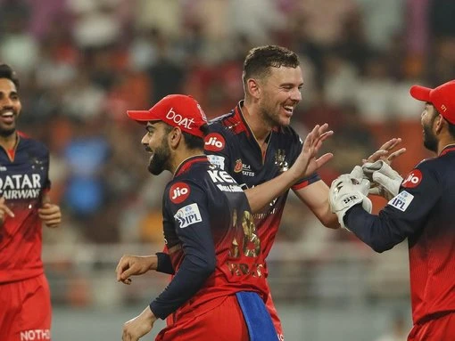 Hazlewood destroys Punjab as Bengaluru reach IPL final.