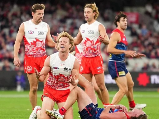 Mills banned for one game, adding to Swans' AFL woes