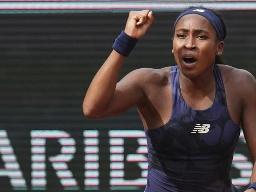 Gauff's serve wobbles but she gets the breaks for a win