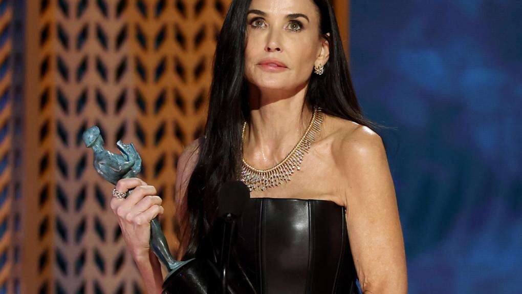 SAG Awards: Demi Moore emotional as she takes Best Actress prize