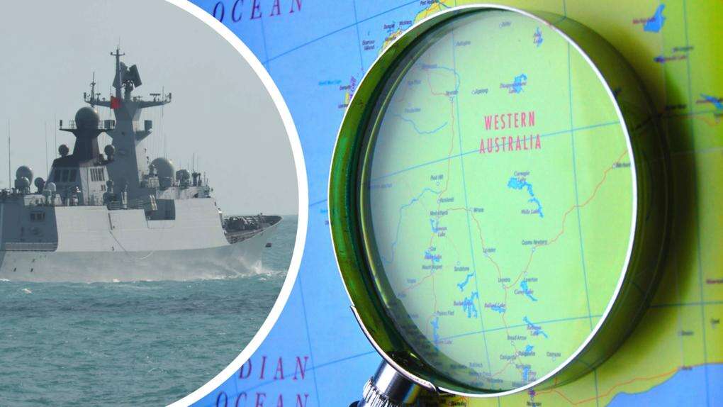 Are the Chinese warships headed to WA?