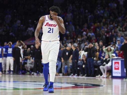 Philadelphia's Embiid ruled out for rest of season