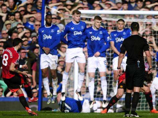 Man United rally for draw at Everton after VAR drama