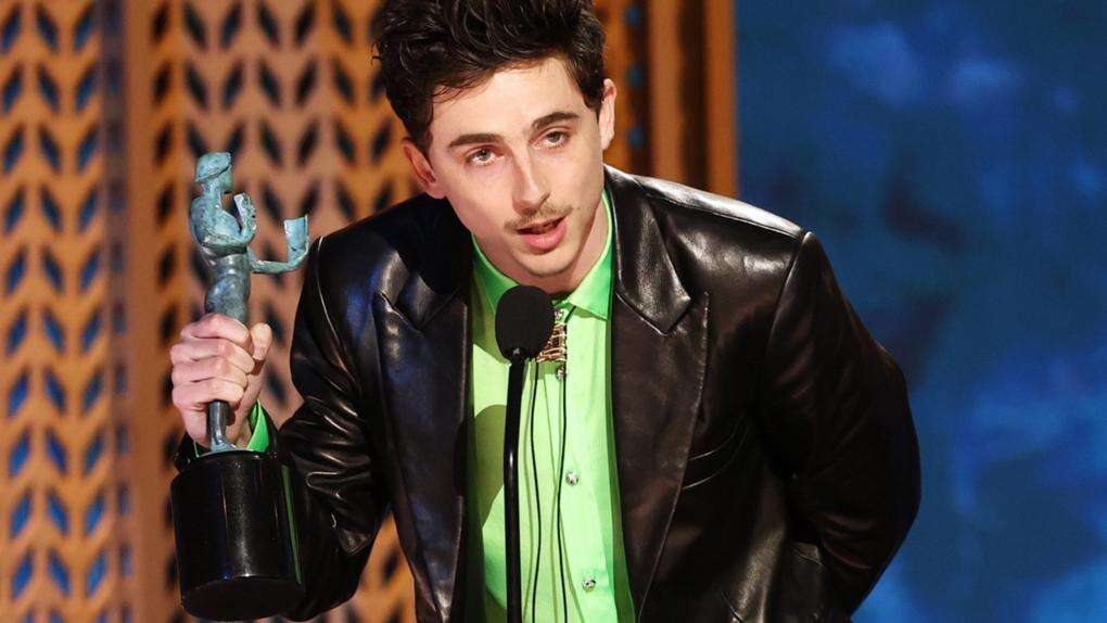 SAG Awards: Timothee Chalamet named Outstanding Male Actor