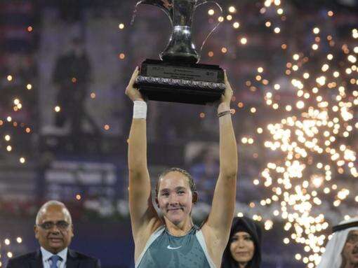 Teen Andreeva crowned youngest WTA 1000 champ in Dubai