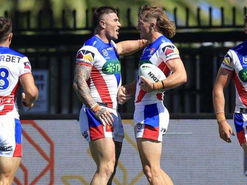 Knights sensation Sharpe blunts woeful Roosters in rout