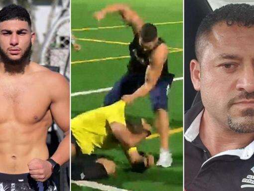 Boxer’s vile words before referee attack