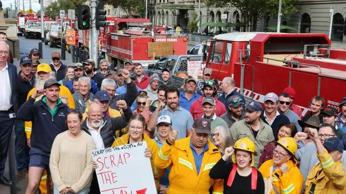 Farmers, fireys unite over ‘unfair’ tax