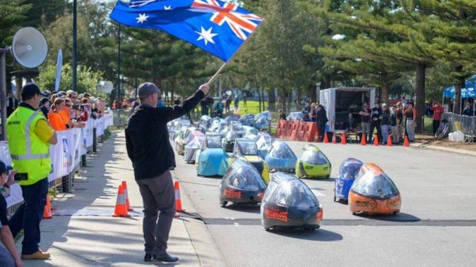Human-powered trikes roll into town for racing event