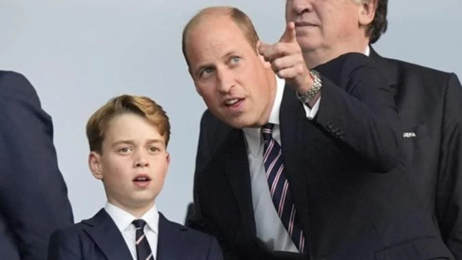 Prince William’s power move. George’s training has begun