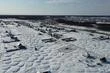 Dans l’hiver de Sibérie, des étranges bosses de neige apparaissent après le dégel accéléré du pergélisol