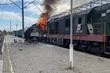 VIDEO Des drônes russes attaquent un train ukrainien et font 30 blessés