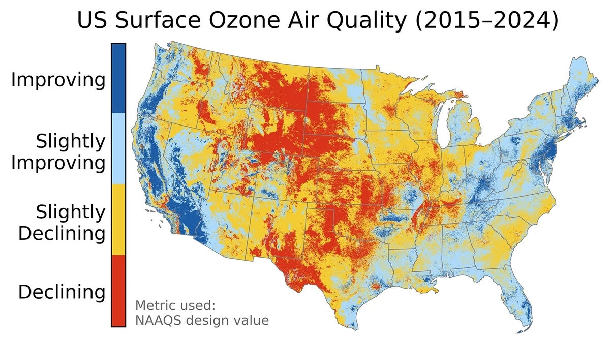 Increase in wildfire-driven ozone pollution linked to premature deaths across the U.S.