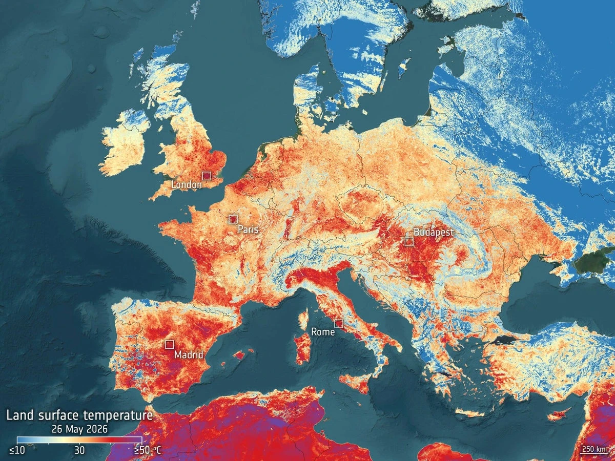 Europe's deadly spring heatwave is obliterating temperature records