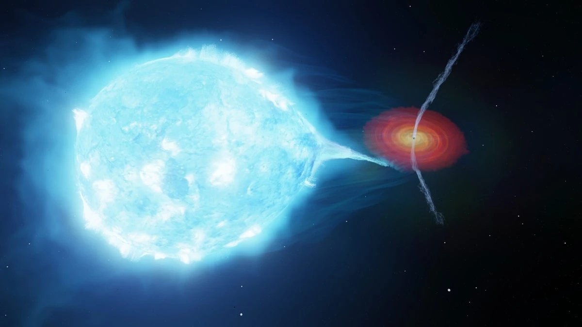 Secrets of cosmic evolution may lurk in this black hole’s ‘dancing’ jets