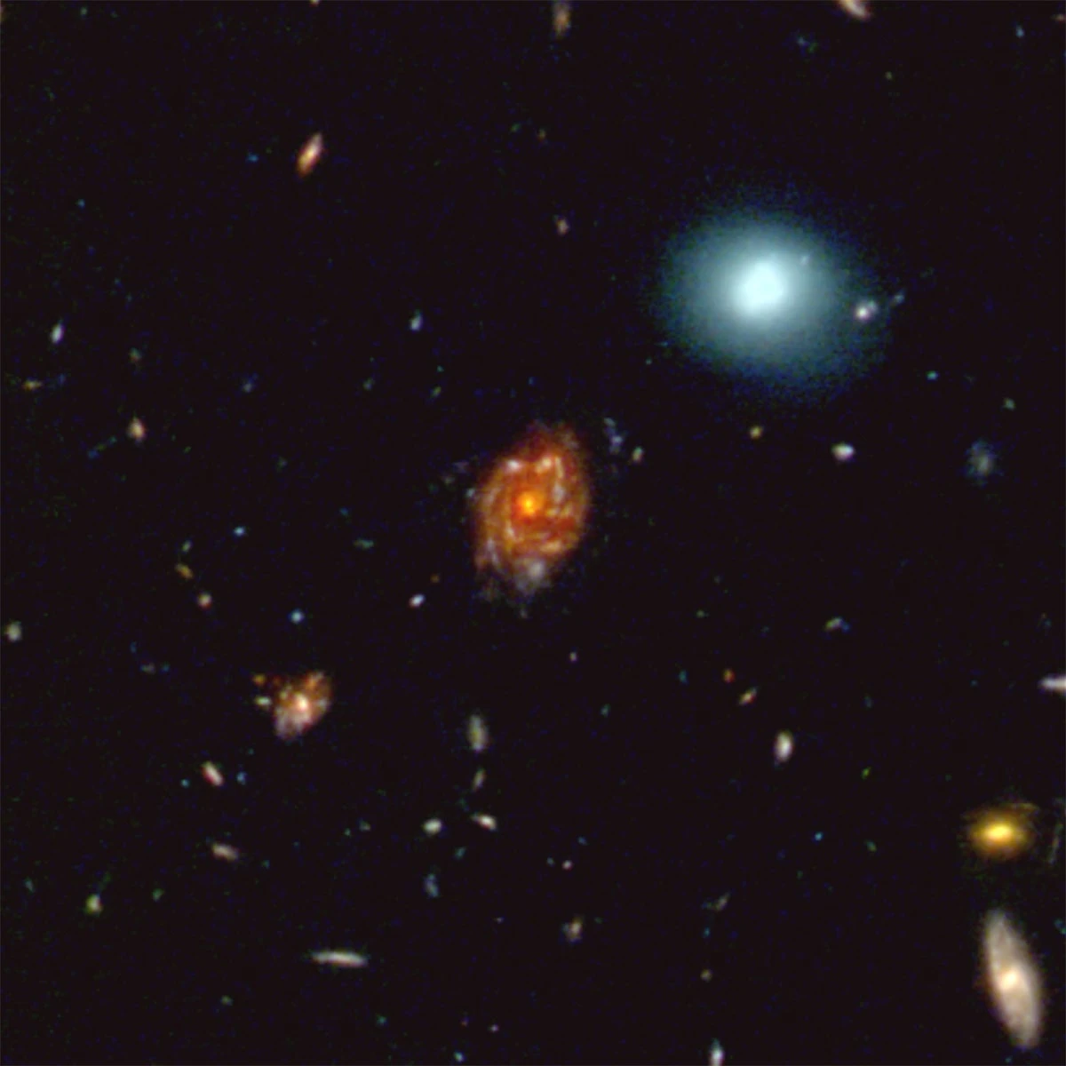 JWST Spots Giant Spiral Galaxy Shockingly Early in Cosmic History