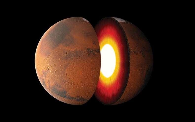 Mars Has a Surprise Layer of Molten Rock Inside