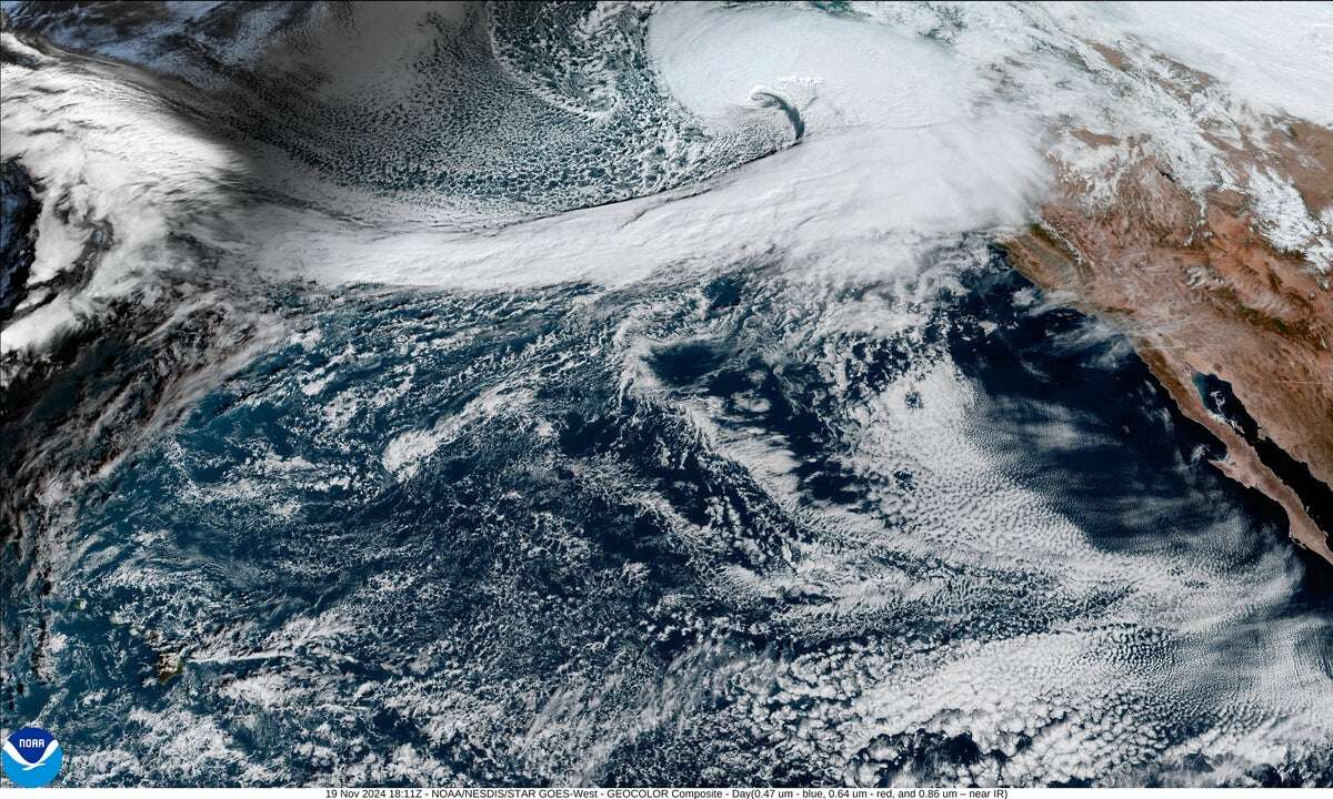 ‘Bomb Cyclone’ and Atmospheric River Will Bring Extreme Weather to U.S. West Coast