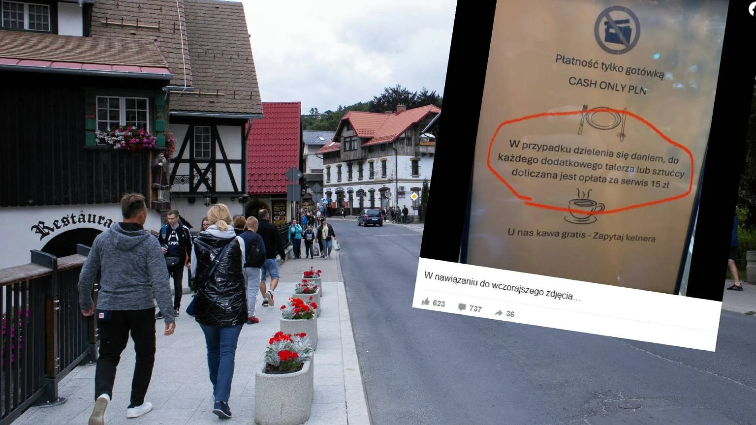 Własne napoje, jedno danie na całą rodzinę. Restauracja mówi 