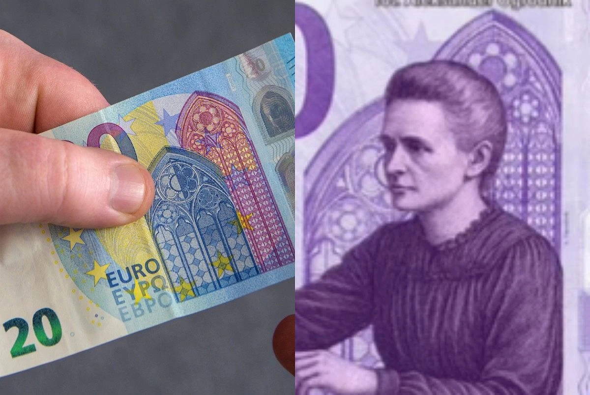 BÄdzie nowe euro. Na banknocie Curie, ale bez SkĹodowskiej. 