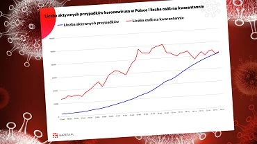 W izolacji albo kwarantannie ju 840 tys. osb w Polsce. Najwicej od pocztku epidemii [WYKRES DNIA]