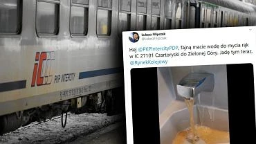 ta woda w kranie pocigu PKP Intercity. Pracownik ZTM opublikowa filmik z podry
