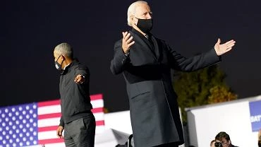 Obama wspiera Bidena. 