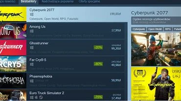 Cyberpunk 2077 najlepiej sprzedajc si gr na Steam. Wynik osignity trzy tygodnie przed premier