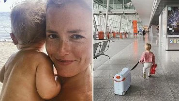 Olga Frycz podruje z crk. Fanka: Nie boisz si, e zapiesz wirusa?