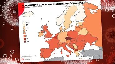 Epidemia COVID-19. Najwysza dobowa liczba mierci w Polsce, ze dane z caej Europy [WYKRES DNIA]